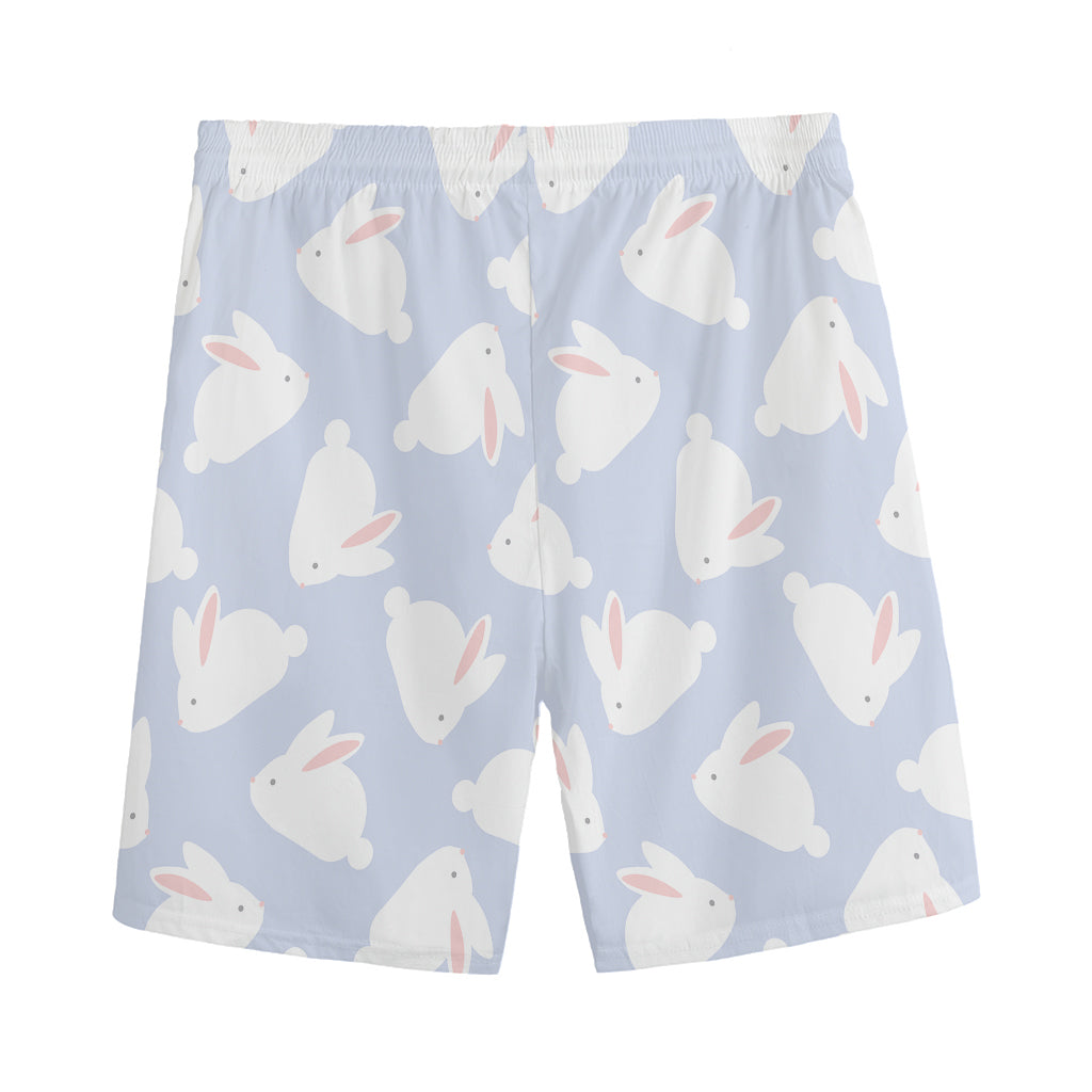 Mini Rabbit Pattern Print Men's Sports Shorts