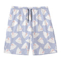 Mini Rabbit Pattern Print Men's Swim Trunks