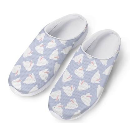 Mini Rabbit Pattern Print Mesh Casual Shoes