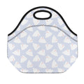 Mini Rabbit Pattern Print Neoprene Lunch Bag