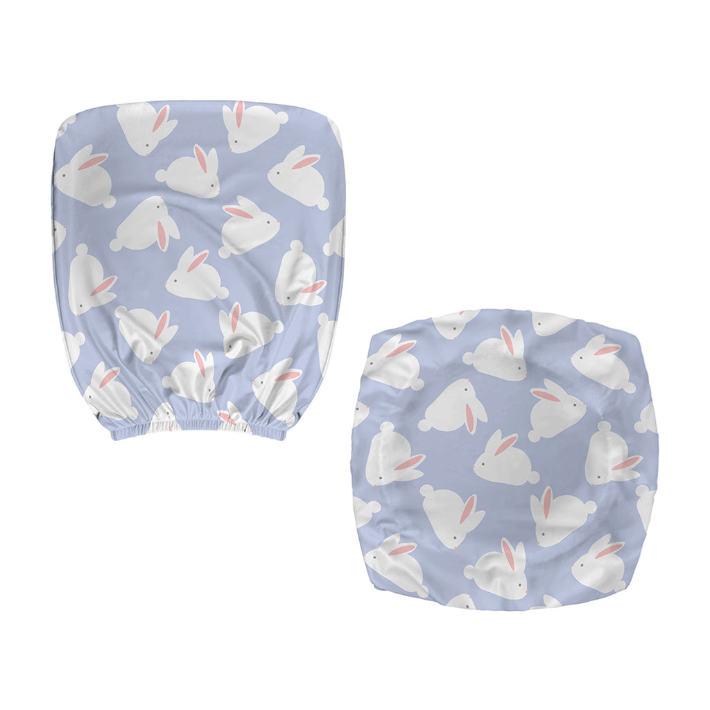 Mini Rabbit Pattern Print Office Chair Cover