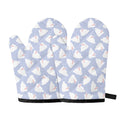 Mini Rabbit Pattern Print Oven Mitts