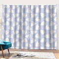 Mini Rabbit Pattern Print Pencil Pleat Curtains