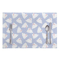 Mini Rabbit Pattern Print Placemat