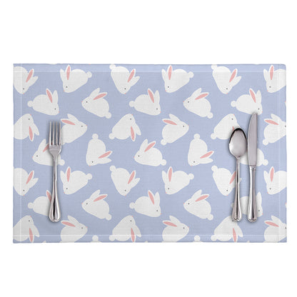 Mini Rabbit Pattern Print Placemat