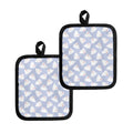 Mini Rabbit Pattern Print Pot Holders