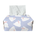 Mini Rabbit Pattern Print Rectangle Tissue Box Cover
