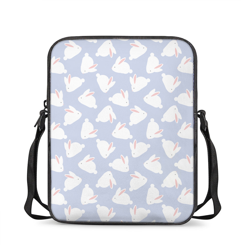 Mini Rabbit Pattern Print Rectangular Crossbody Bag