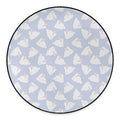 Mini Rabbit Pattern Print Round Floor Mat