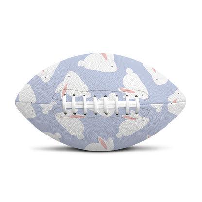 Mini Rabbit Pattern Print Rugby Ball