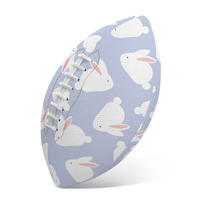 Mini Rabbit Pattern Print Rugby Ball