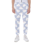 Mini Rabbit Pattern Print Scuba Joggers