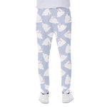 Mini Rabbit Pattern Print Scuba Joggers