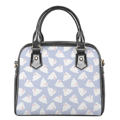 Mini Rabbit Pattern Print Shoulder Handbag