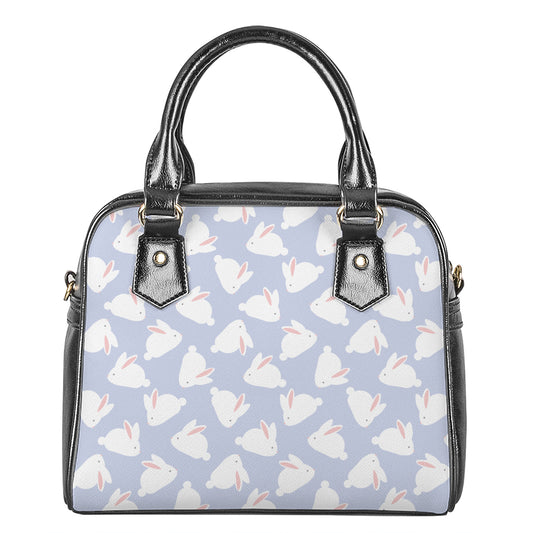 Mini Rabbit Pattern Print Shoulder Handbag