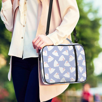 Mini Rabbit Pattern Print Shoulder Strap Bible Bag