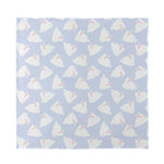 Mini Rabbit Pattern Print Silk Bandana