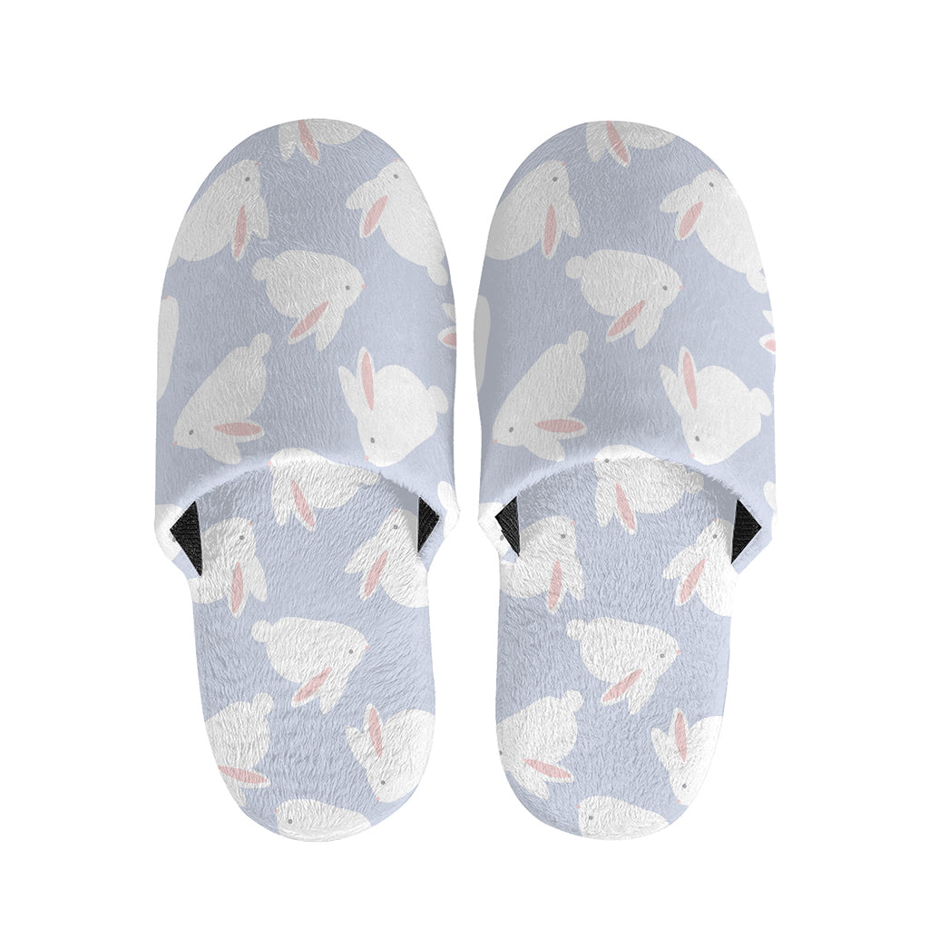 Mini Rabbit Pattern Print Slippers