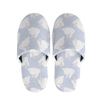 Mini Rabbit Pattern Print Slippers