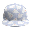 Mini Rabbit Pattern Print Snapback Cap
