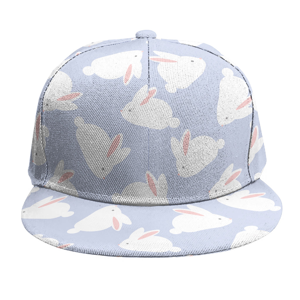 Mini Rabbit Pattern Print Snapback Cap