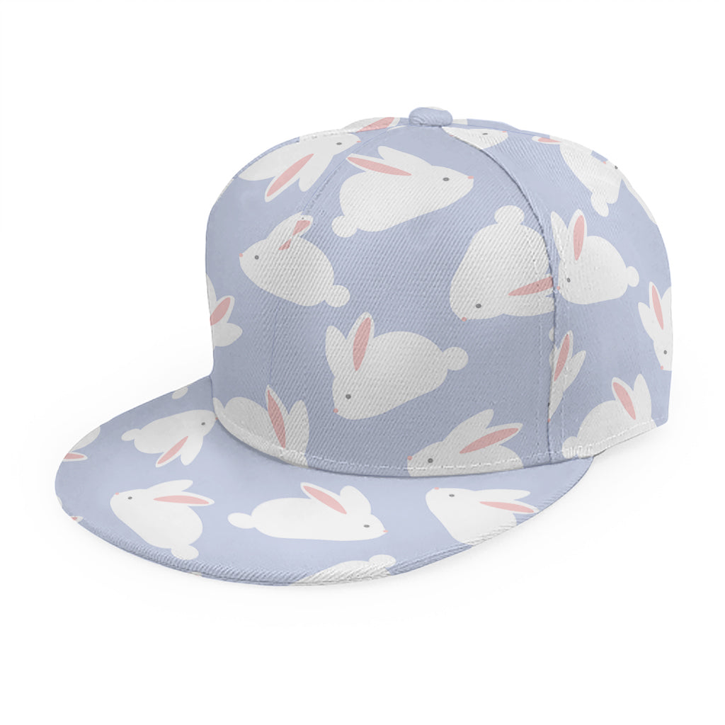 Mini Rabbit Pattern Print Snapback Cap