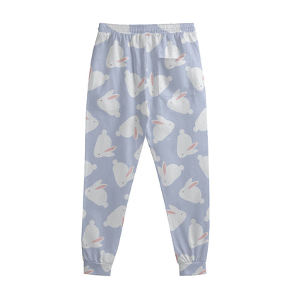 Mini Rabbit Pattern Print Sweatpants