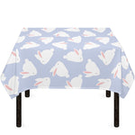 Mini Rabbit Pattern Print Tablecloth