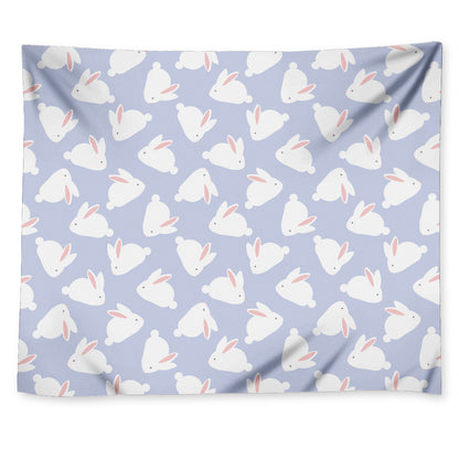 Mini Rabbit Pattern Print Tapestry