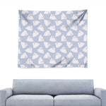 Mini Rabbit Pattern Print Tapestry