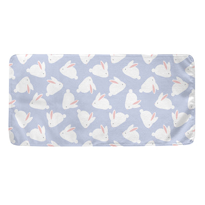 Mini Rabbit Pattern Print Towel