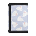 Mini Rabbit Pattern Print Trifold Wallet