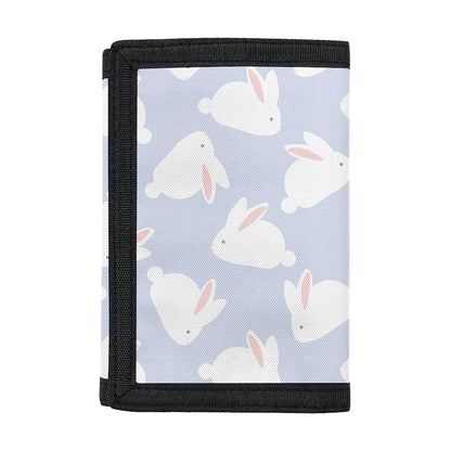 Mini Rabbit Pattern Print Trifold Wallet