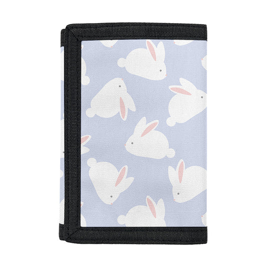 Mini Rabbit Pattern Print Trifold Wallet