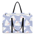 Mini Rabbit Pattern Print Utility Tote Bag