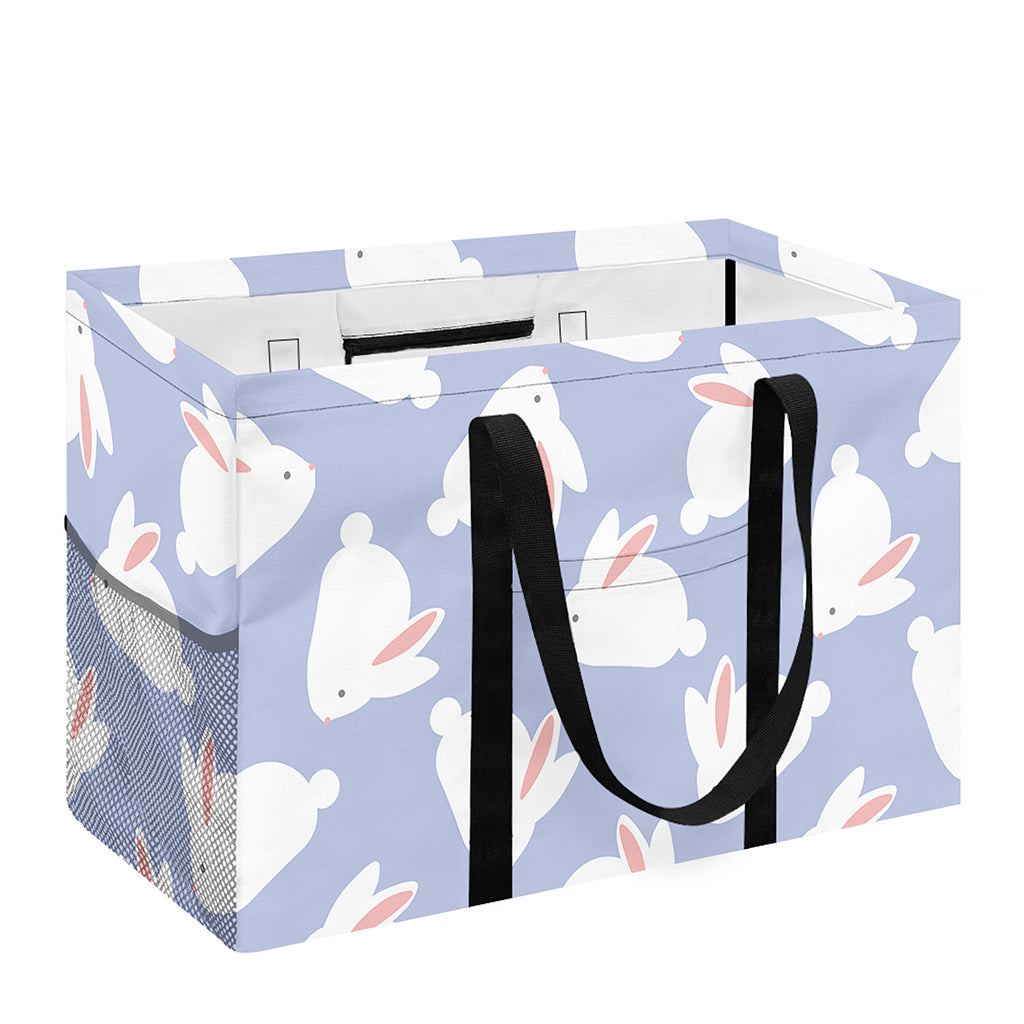 Mini Rabbit Pattern Print Utility Tote Bag
