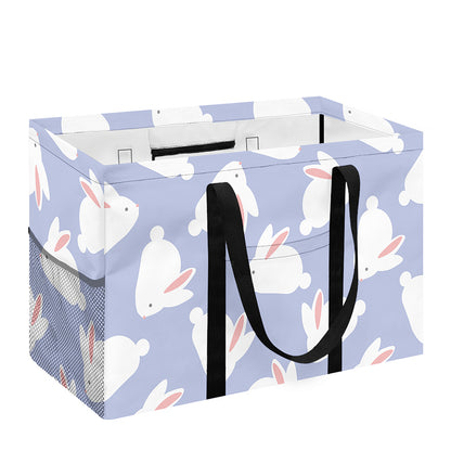 Mini Rabbit Pattern Print Utility Tote Bag