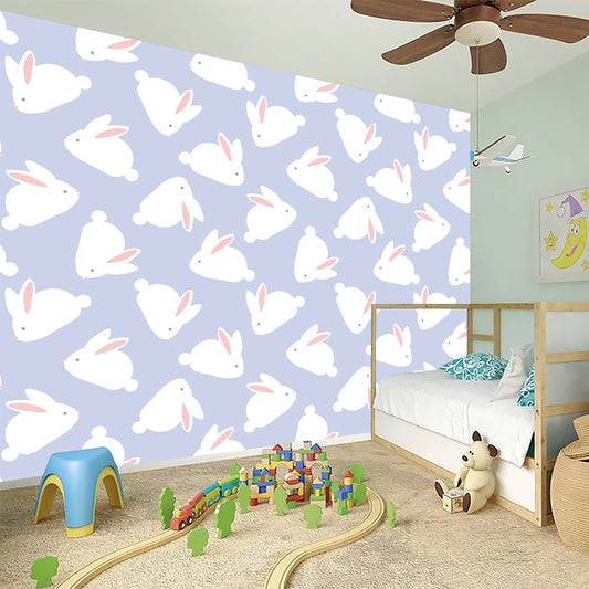 Mini Rabbit Pattern Print Wall Sticker