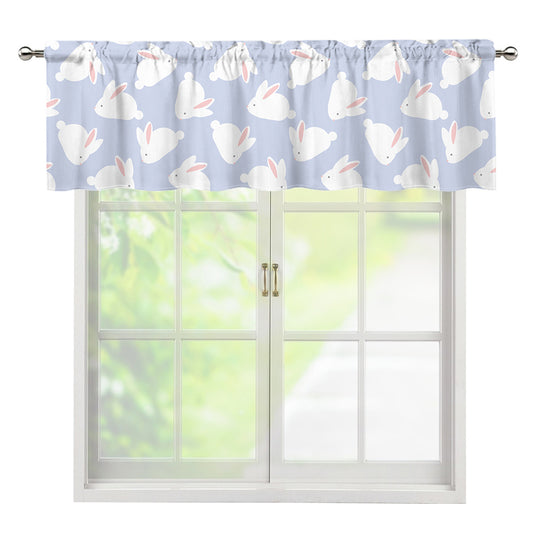 Mini Rabbit Pattern Print Window Valance
