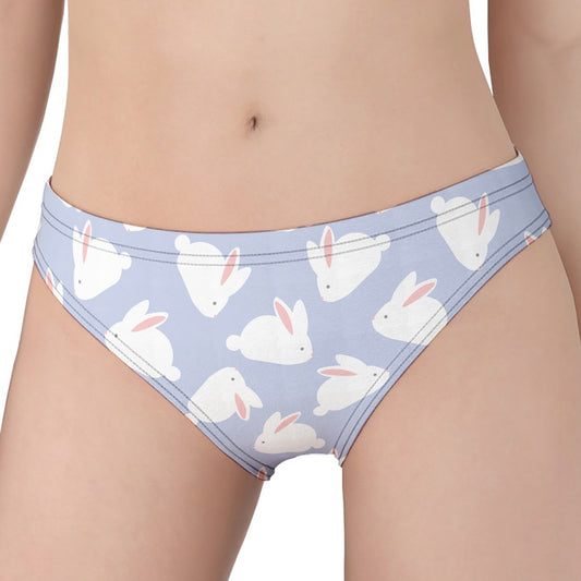Mini Rabbit Pattern Print Women's Panties