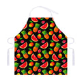 Mix Fruit Pineapple Pattern Print Adjustable Apron