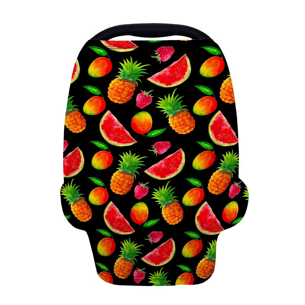 Mix Fruit Pineapple Pattern Print Baby Seat Cover