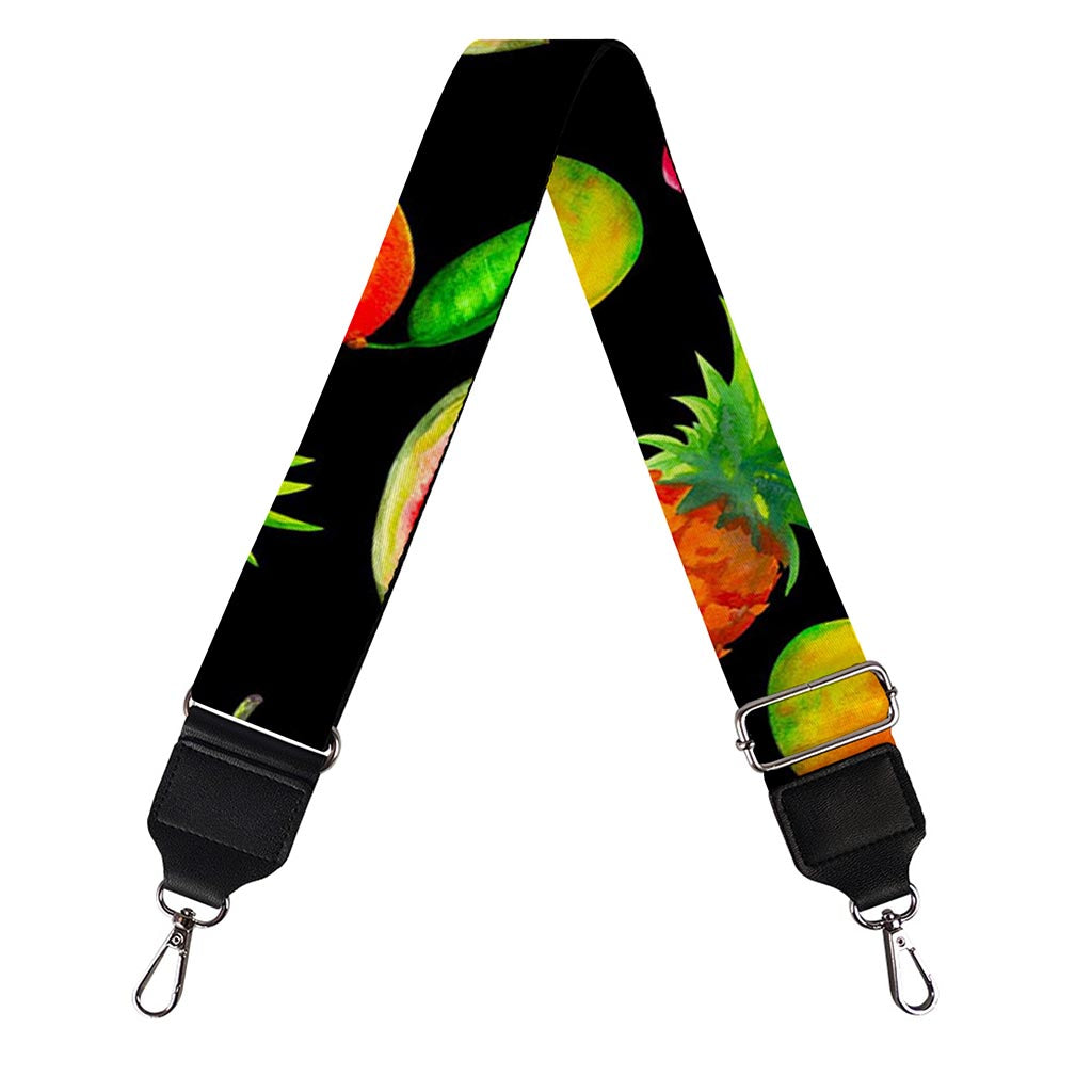 Mix Fruit Pineapple Pattern Print Bag Strap