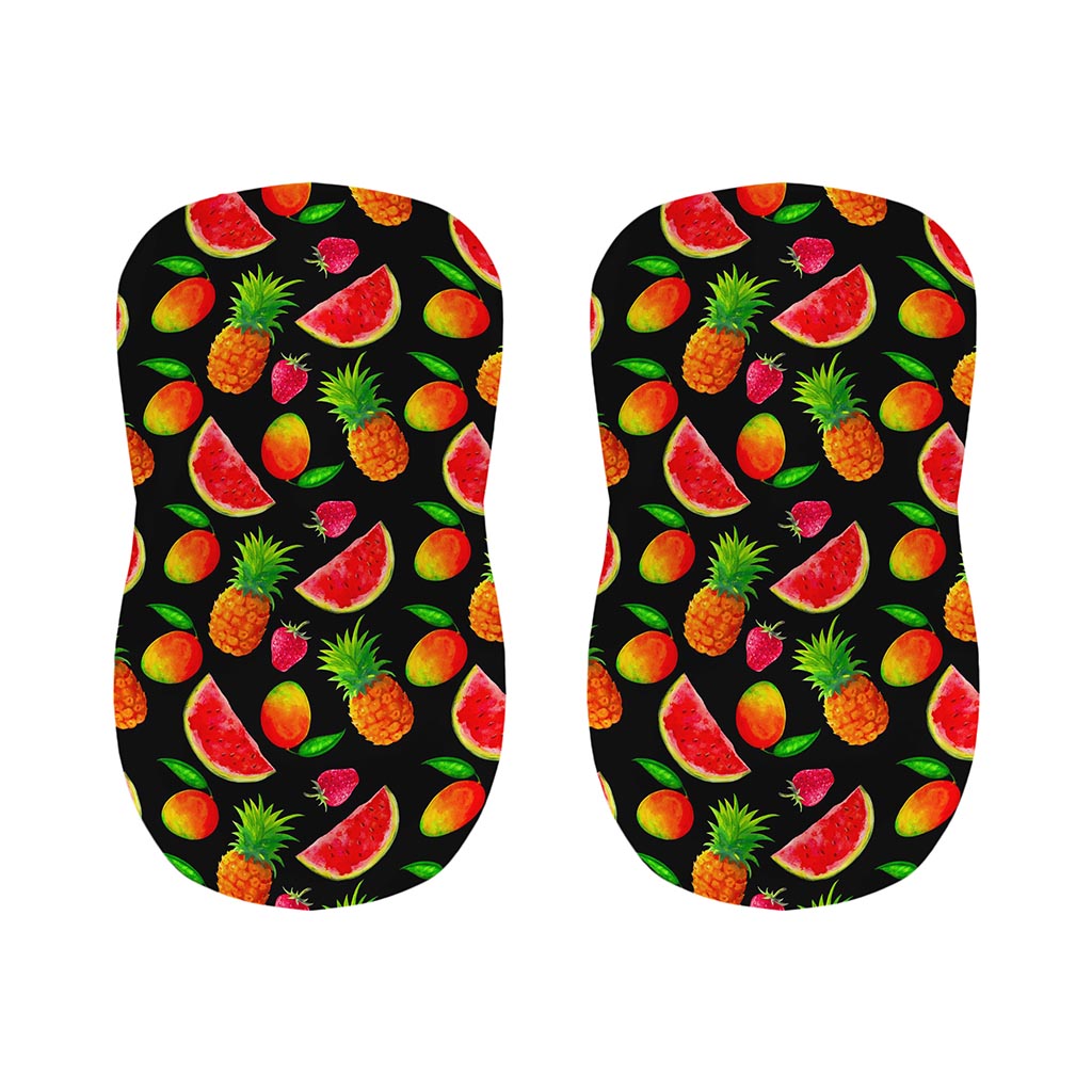 Mix Fruit Pineapple Pattern Print Bar Stool Covers