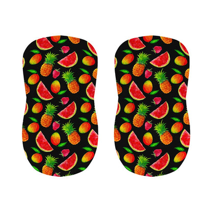 Mix Fruit Pineapple Pattern Print Bar Stool Covers