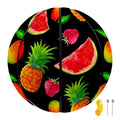 Mix Fruit Pineapple Pattern Print Basketball