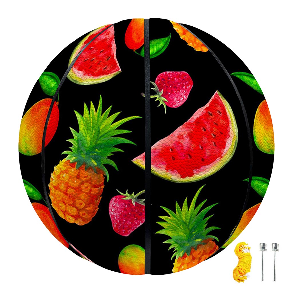 Mix Fruit Pineapple Pattern Print Basketball