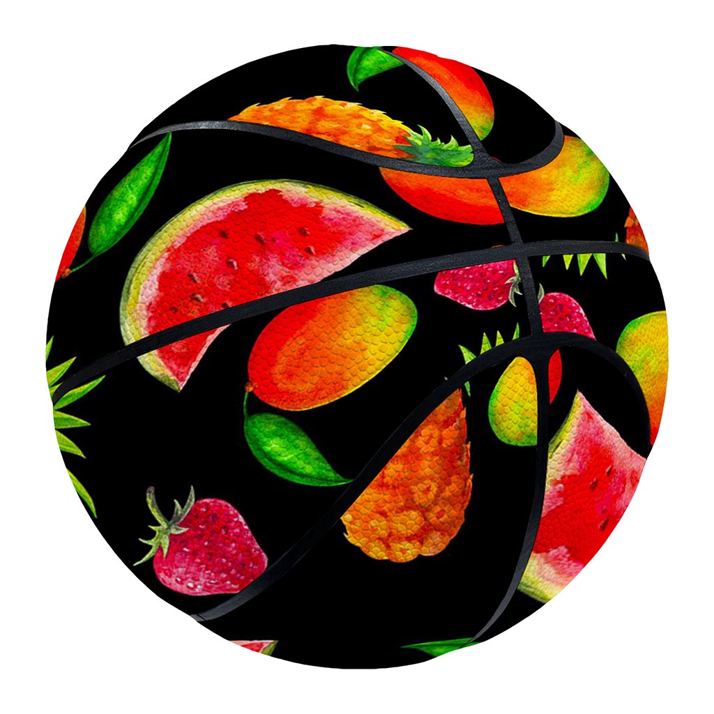 Mix Fruit Pineapple Pattern Print Basketball