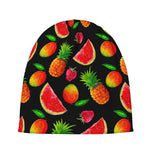 Mix Fruit Pineapple Pattern Print Beanie