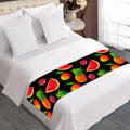 Mix Fruit Pineapple Pattern Print Bed Runner